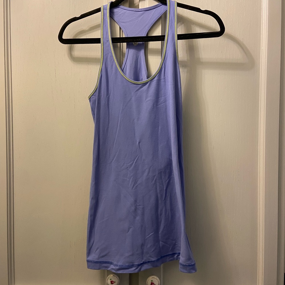 Lululemon Athletica Blue Sleeveless Tank Top